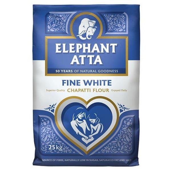 Elephant Chapatti Flour Fine White 25k